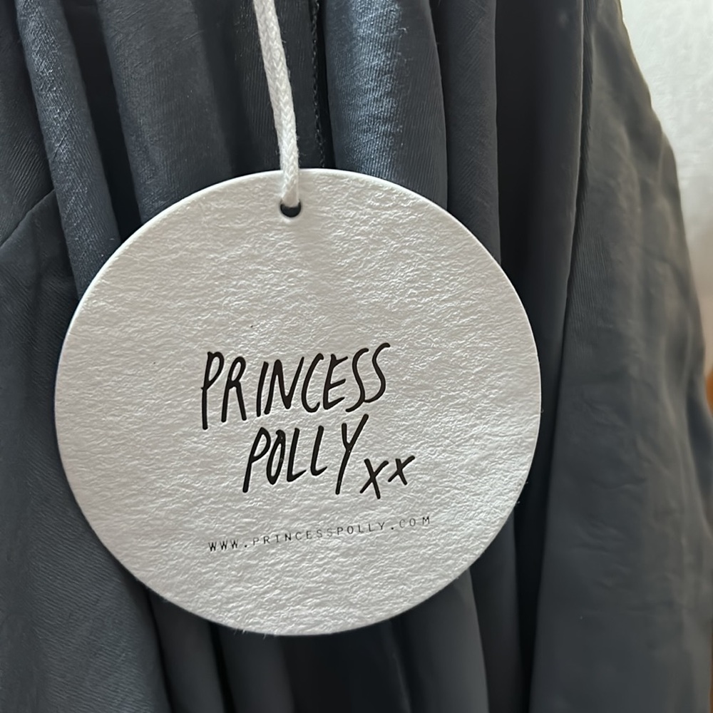 ✨✨NWT Princess Polly Amber Oversized Blazer Grey Lightweight S/M - Picture 7 of 13